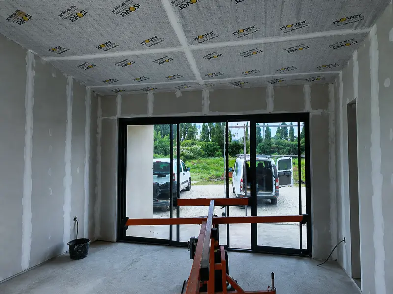 isolation plafond membrane isover